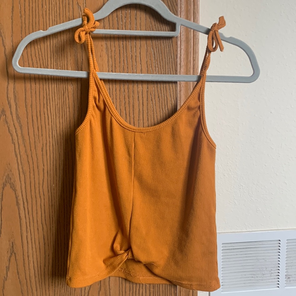 Orange tank top size small